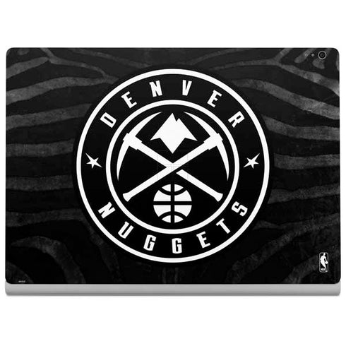 NBA Denver Nuggets Black Animal Print Surface Book 2 13.5in Skin